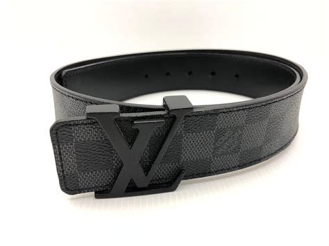 louis vuitton graphite belt